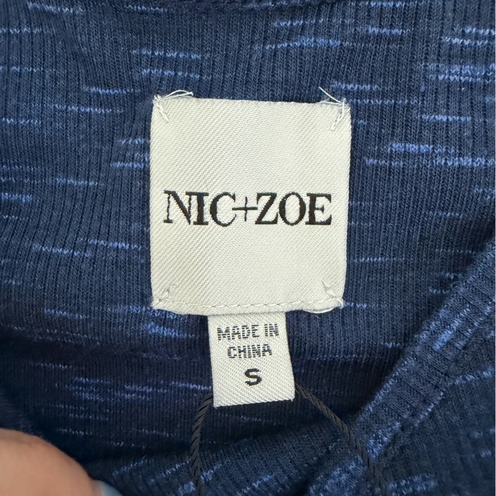 NIC+ZOE Navy Tank Top - Picture 2 of 7
